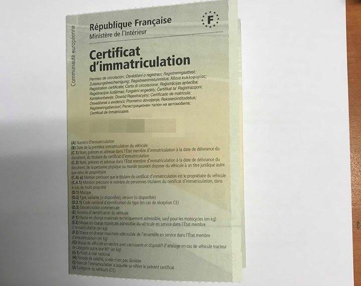 Service carte grise - Montélimar